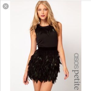 ASOS petite feather dress